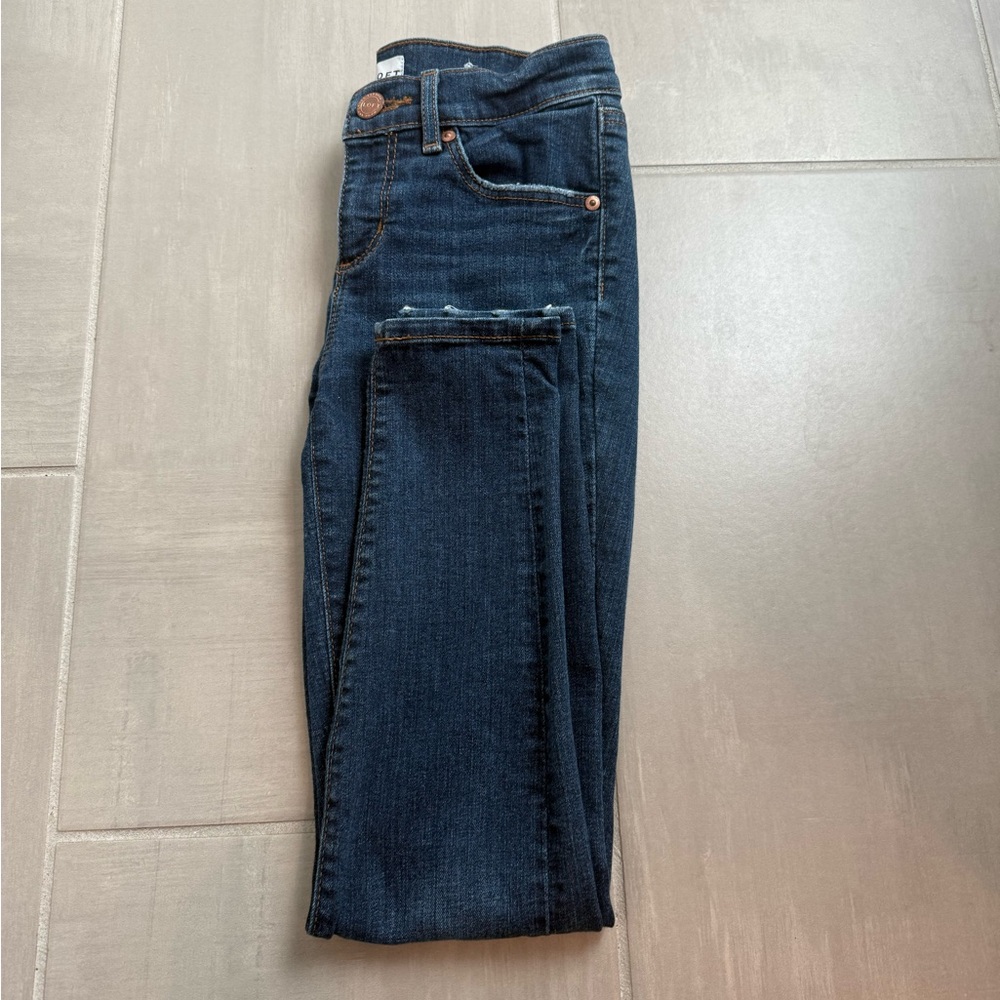 LOFT Women's Dark Indigo Skinny Jeans